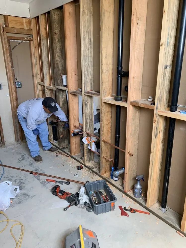 Commercial rough-in plumbing for Gas Line Repair in Washington Park